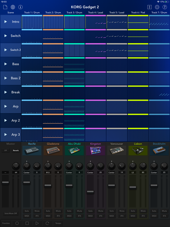 Korg Gadget: importar audio de Groovebox en pistas separadas