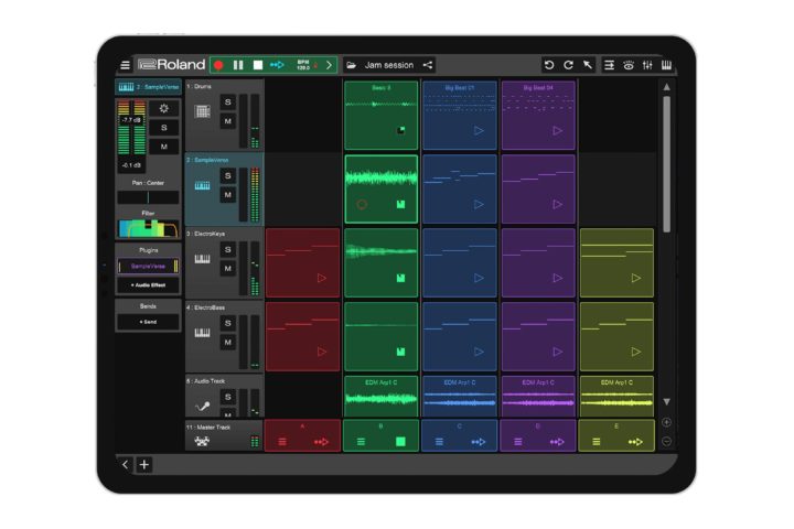 Strummer como Midi effect en Roland Zenbeats