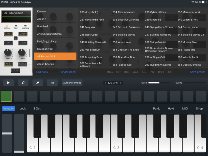 Zeeon: 215 presets por 5€ de Sound of Izrael. Muestra de sonidos